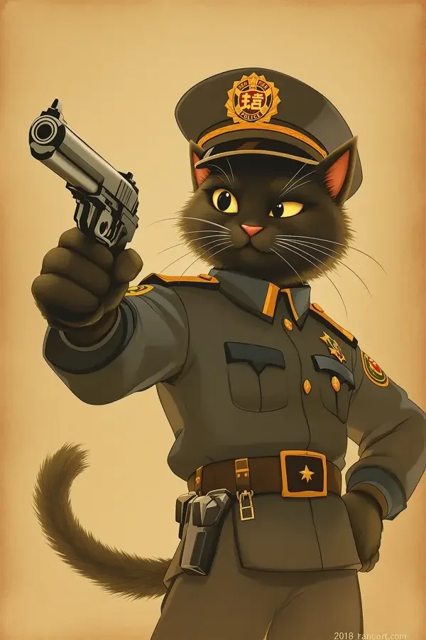 黑猫警长 - 红桃影视 黑猫警长 经典影视海报