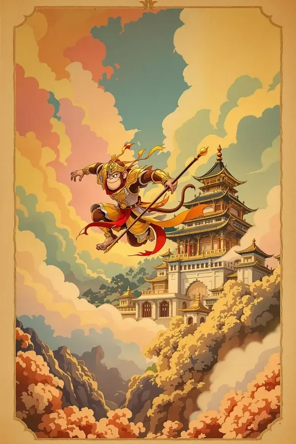 大闹天宫 - 红桃影视 大闹天宫 经典影视海报